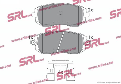 Тормозные колодки Polcar S70-0601