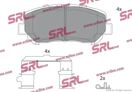 Гальмівні колодки Polcar S70-0656