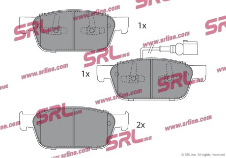 Тормозные колодки Polcar S70-0663