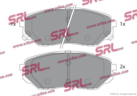 Тормозные колодки Polcar S70-0705