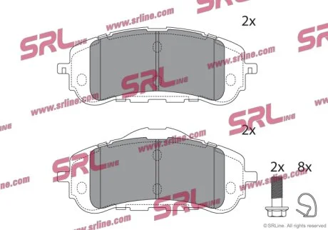 Тормозные колодки Polcar S70-0708