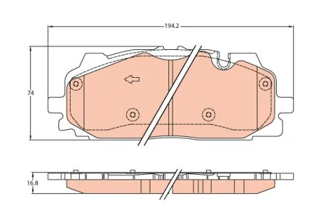 Гальмівні колодки Polcar S70-0721