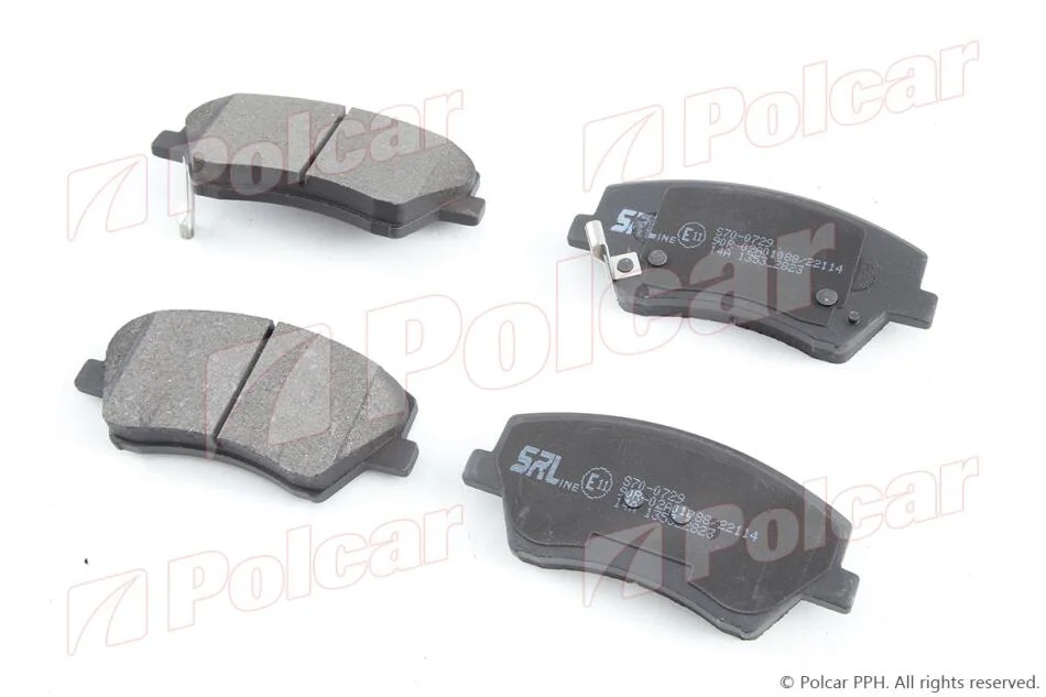 Гальмівні колодки Polcar S70-0729 (фото 1)