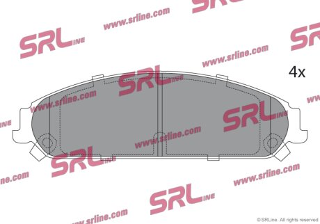 Тормозные колодки Polcar S70-0789