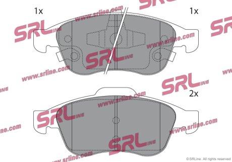 Тормозные колодки Polcar S70-0804