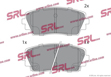 Тормозные колодки Polcar S70-0816