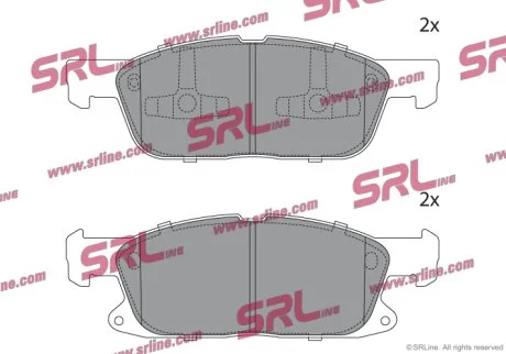 Гальмівні колодки Polcar S70-0818