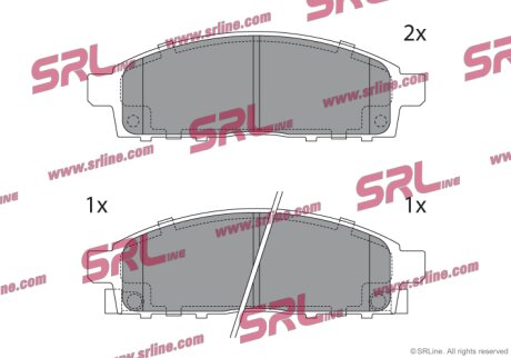 Тормозные колодки Polcar S70-0844