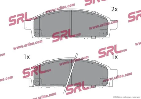 Тормозные колодки Polcar S70-0844