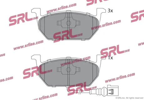 Тормозные колодки Polcar S70-0849