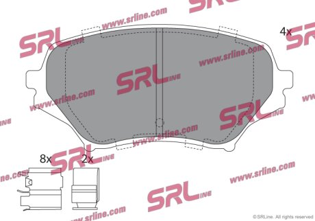 Тормозные колодки Polcar S70-0857