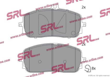 Тормозные колодки Polcar S70-0874