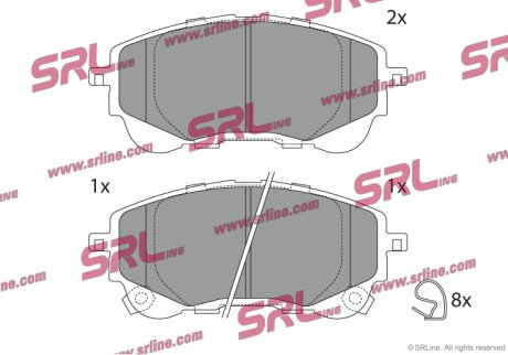 Тормозные колодки Polcar S70-0891