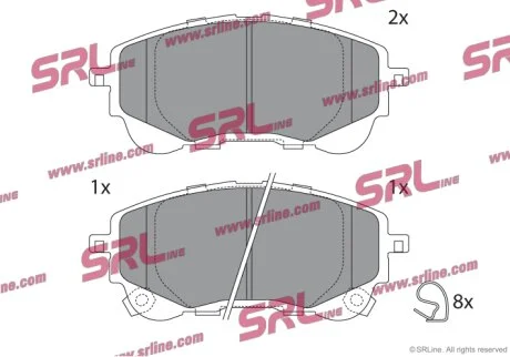 Тормозные колодки Polcar S70-0891