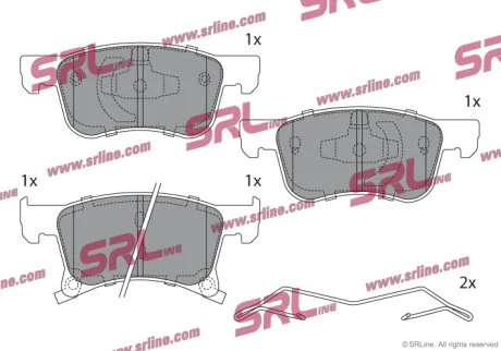 Тормозные колодки Polcar S70-0906