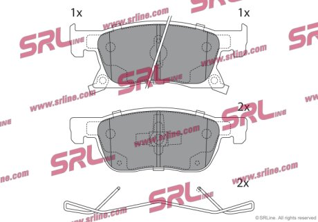 Тормозные колодки Polcar S70-0946
