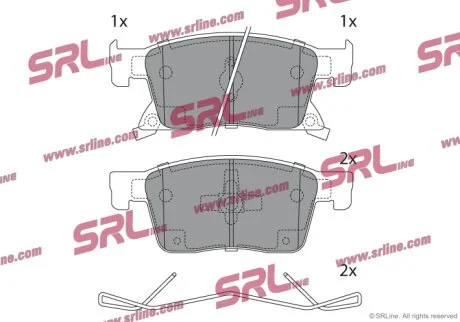 Тормозные колодки Polcar S70-0947