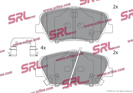 Тормозные колодки Polcar S70-0950