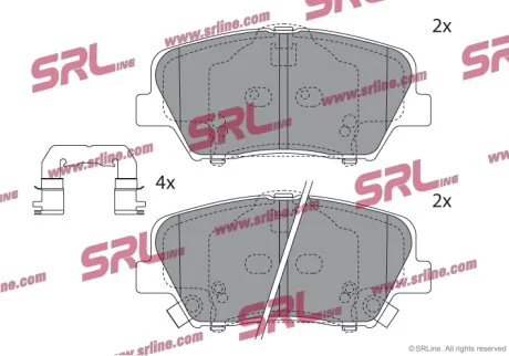 Тормозные колодки Polcar S70-0950