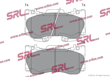 Тормозные колодки Polcar S70-0978
