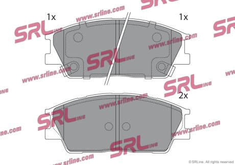 Тормозные колодки Polcar S70-0984