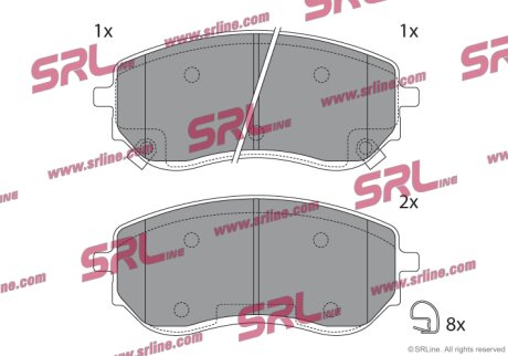 Тормозные колодки Polcar S70-0990