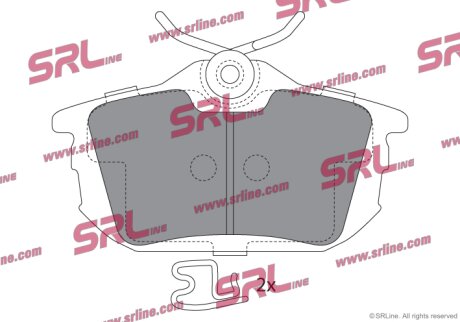 Тормозные колодки Polcar S70-1058