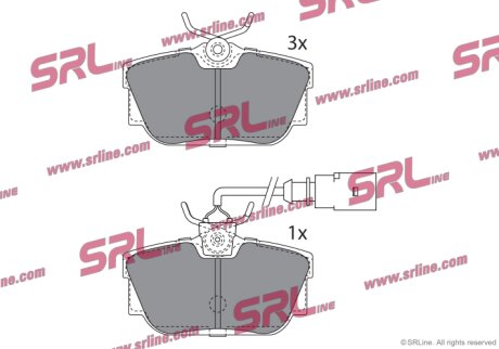 Тормозные колодки Polcar S70-1164