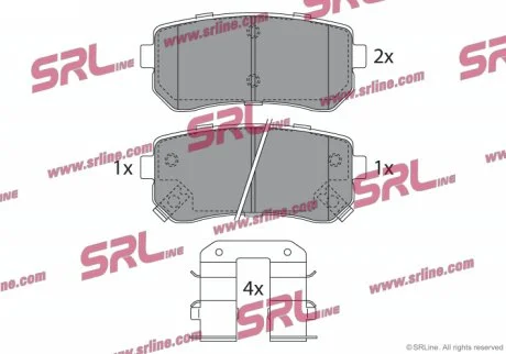 Гальмівні колодки Polcar S70-1223