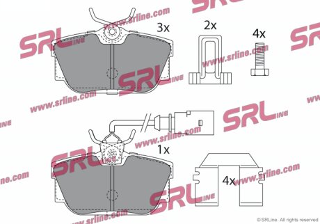 Тормозные колодки Polcar S70-1345