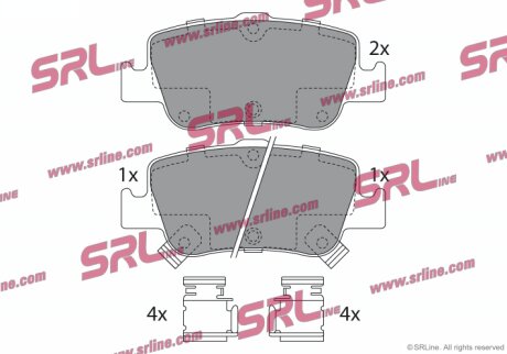 Тормозные колодки Polcar S70-1362