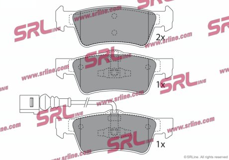 Тормозные колодки Polcar S70-1441