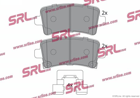 Тормозные колодки Polcar S70-1569