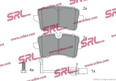 Тормозные колодки Polcar S70-1672