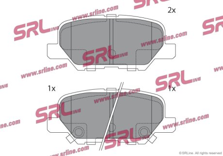 Тормозные колодки Polcar S70-1679