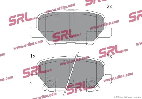 Тормозные колодки Polcar S70-1679