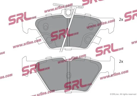 Тормозные колодки Polcar S70-1732
