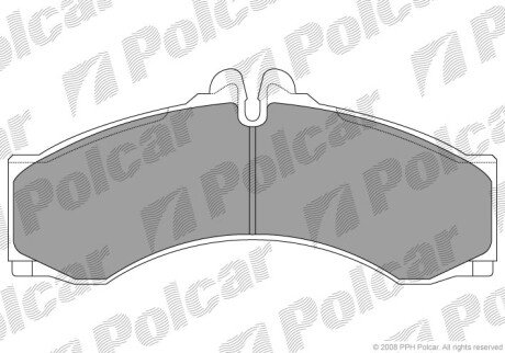 Тормозные колодки Polcar S70-2022