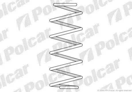 Пружина подвески Polcar ST324221