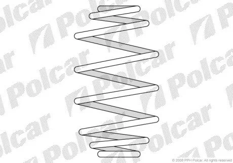 Пружина подвески Polcar SU06174