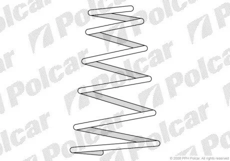 Пружина підвіски Polcar SU09070
