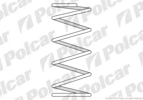 Пружина подвески Polcar SU20052