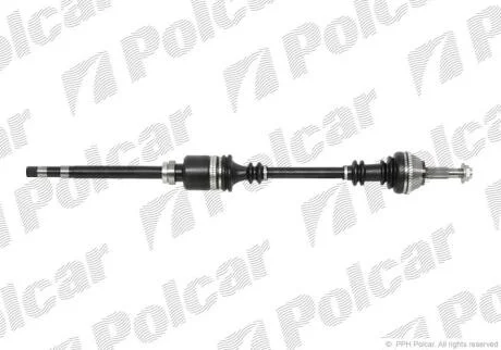 Приводной вал передний мост Polcar T29088A