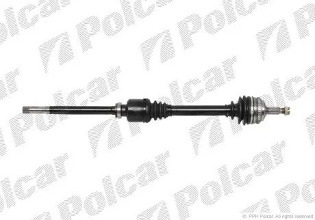 Привідний вал передній міст Polcar T29090A2