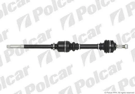 Привідний вал передній міст Polcar T29140A1