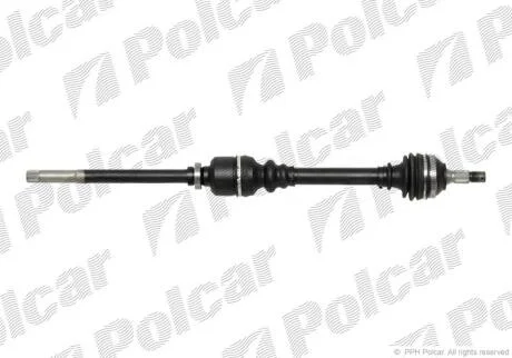 Приводной вал передний мост Polcar T39068