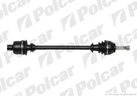 Привідний вал передній міст Polcar T49078
