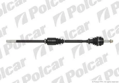 Привідний вал передній міст Polcar T49210A