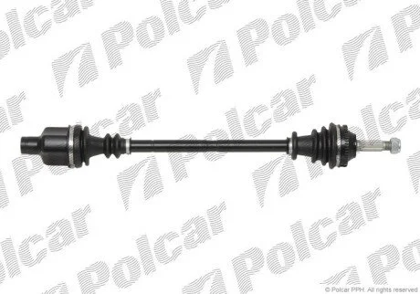 Приводной вал передний мост Polcar T49216A2