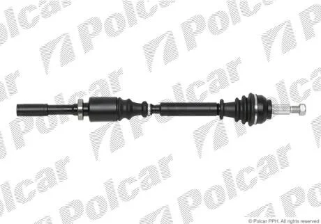 Приводной вал передний мост Polcar T49226